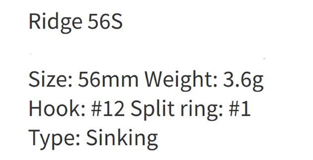 ZipBaits Rigge 56S Synkende Sluk 851 (1160)