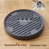 Round Movable Flower Pot Tray with Hidden Wheels and Breathable Bottom for Silent Plant Care