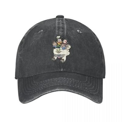 Avatar The Last Airbender Group Chibi Baseball Caps Retro Distressed Denim Sun Cap Unisex Outdoor All Seasons Travel Hats Cap