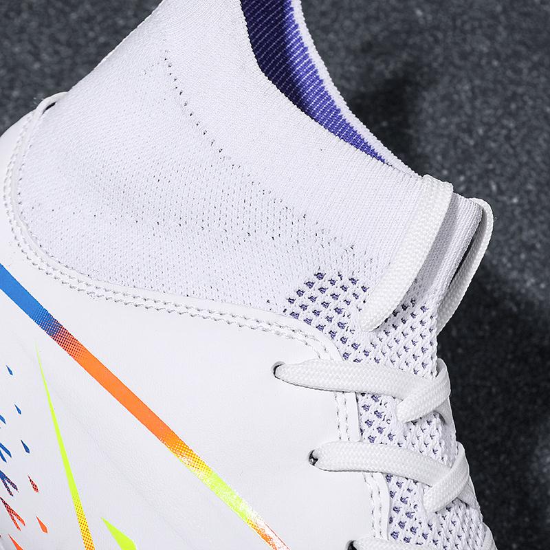 Men's FG/TF Football Boots High-Top Soccer Shoes Kids Anti-Slip Grass Training Soccer Cleats High Quality Boots  New Arrival