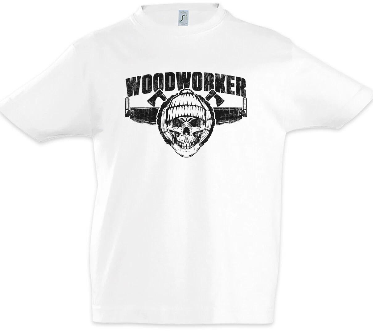 Woodworker V Kids Boys kids boys T-Shirt Lumberjack Wood Forestry Worker Chainsaw 160