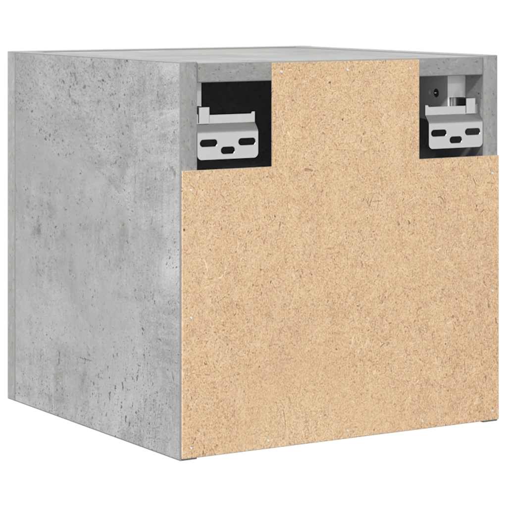 TV Wall Cabinets 2 pcs Concrete Grey 30.5 x 30 x 30 cm