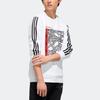 Adidas Neo Faves Sweatshirt With Crew Neck Men Tops White GG3387