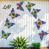Metal Wall Hanging Art Butterfly Decor for Garden Yard Patio Large Iron Indoor Sculpture Outdoor Fence Farmhouse Decorations
