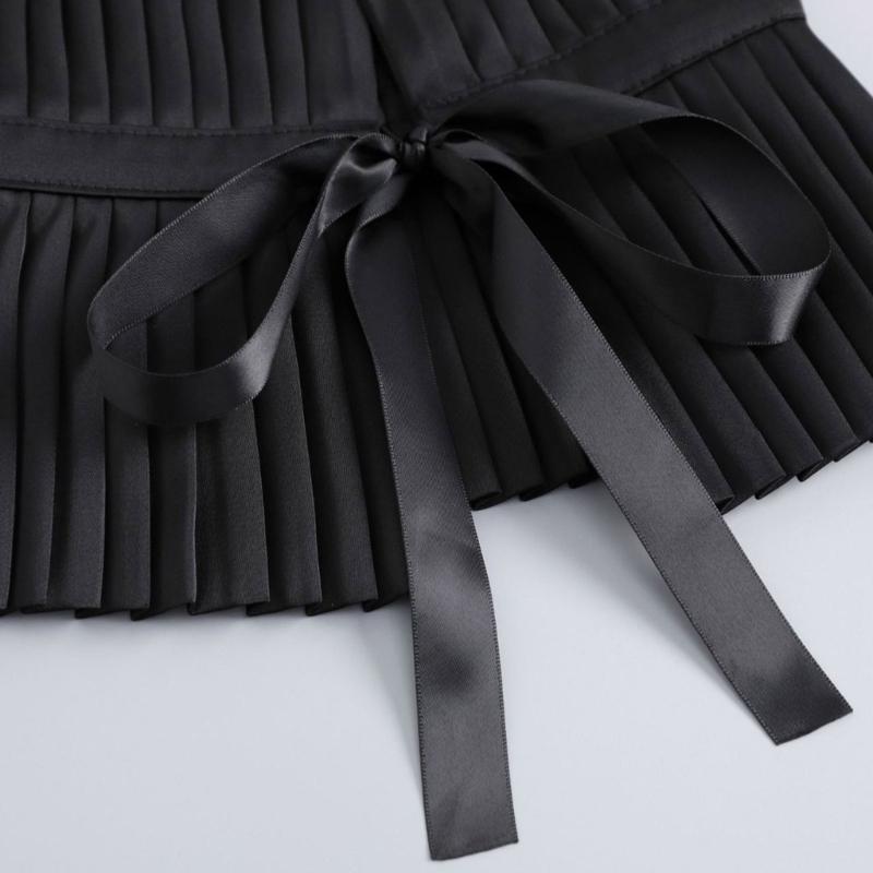 Easy Detachable Practical False Collar Insert Elegant Styling For Business Attire Casual Outfits And Social Gatherings