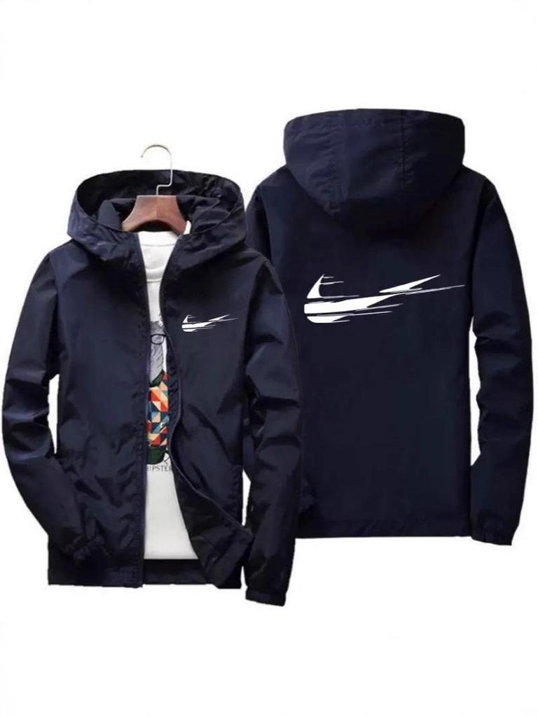 Men's Casual Korean Style Hooded Jacket - Trendy Spring/Autumn Plus Size