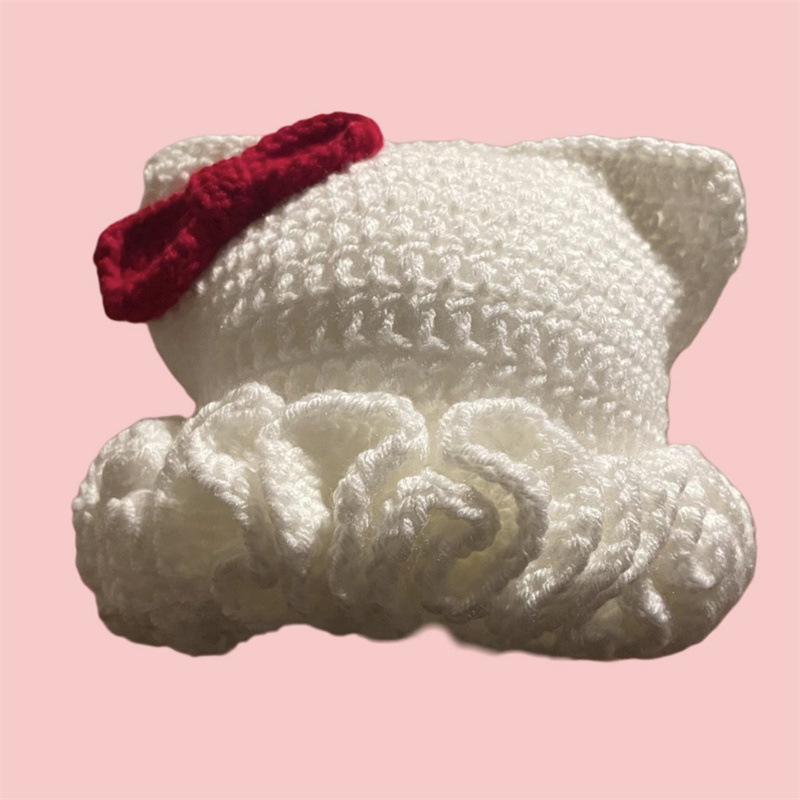 

Новый вязаный крючком трехмерный шарф с розовым кружевом для взрослых Adult 57-59cm