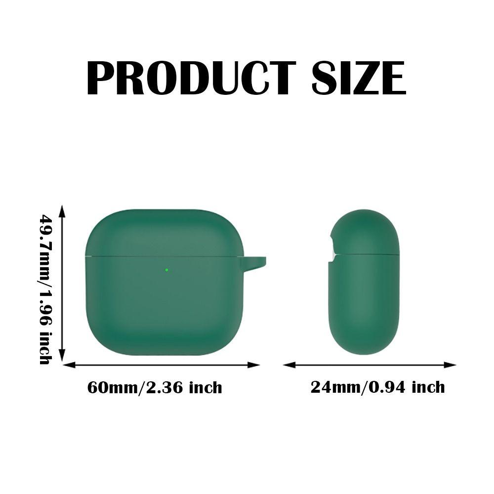 Silicone Earphone Case Dustproof Charging Box Sleeve 2024 Earbuds Accessories for AirPods 4 2024