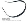 Headband Leopard Print Resin Headband with Anti-Slip Teeth Retro Tortoise Shell