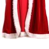 Červený evropský a americký plášť Santa Clause pro dospělé a děti