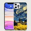 Starry Night Van Gogh Art Phone Case For iPhone 17 Air 16 15 Plus 11 14 Pro Max 13 Mini 12 7 8 + SE Pattern Art Customized Cover