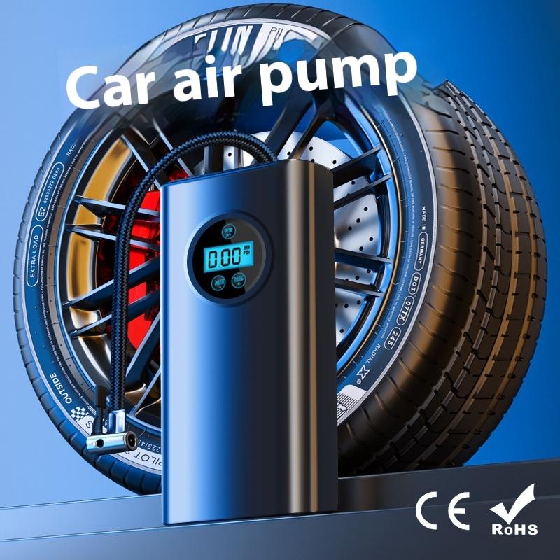 Pompă Auto Aer Cartuș Mic Auto Aer Pompă Portabilă cu Afișaj Digital Pompă Electrică