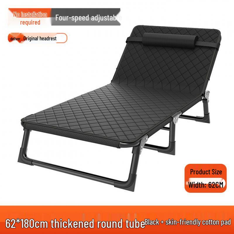 Portable Single Folding Recliner Bed for Office, Hospital, or Camping