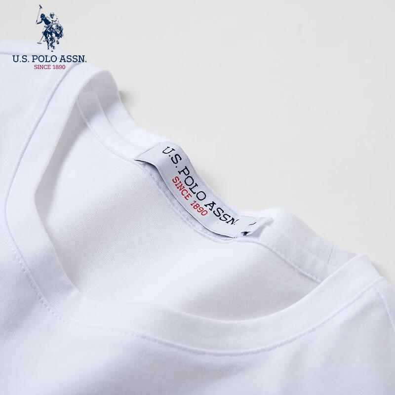 U.S. Polo Assn. Herren Kurzarm-T-Shirt aus reiner Baumwolle