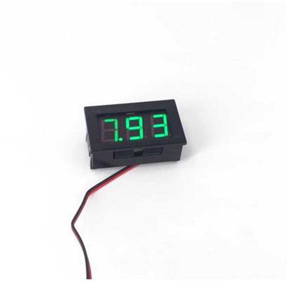 Mini DC5-120V LED digitální voltmetr modrý panel s 3místným displejem 0,56 palce