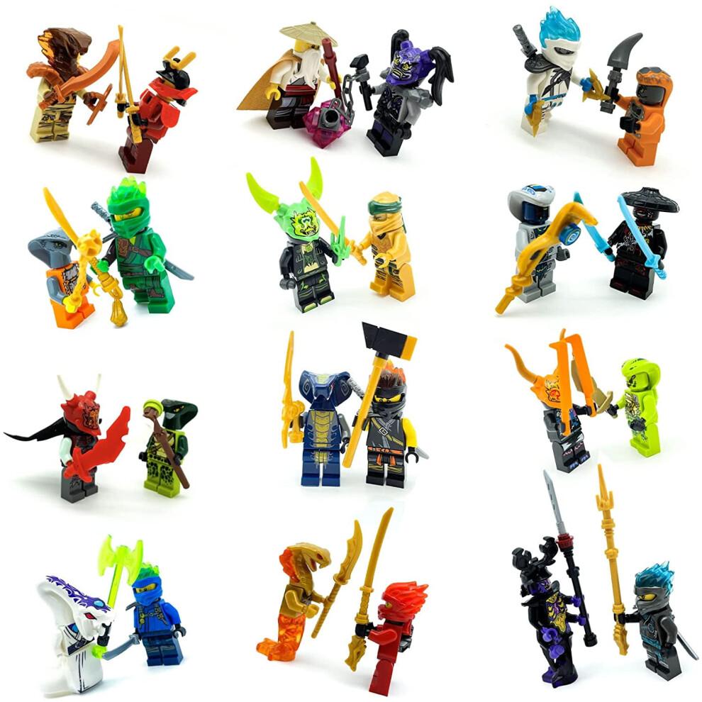 24 Pieces Ninja Daredevil Building Block Playset Anime Ninja Image Building Block Set, Christmas Birthday Gift for Kids