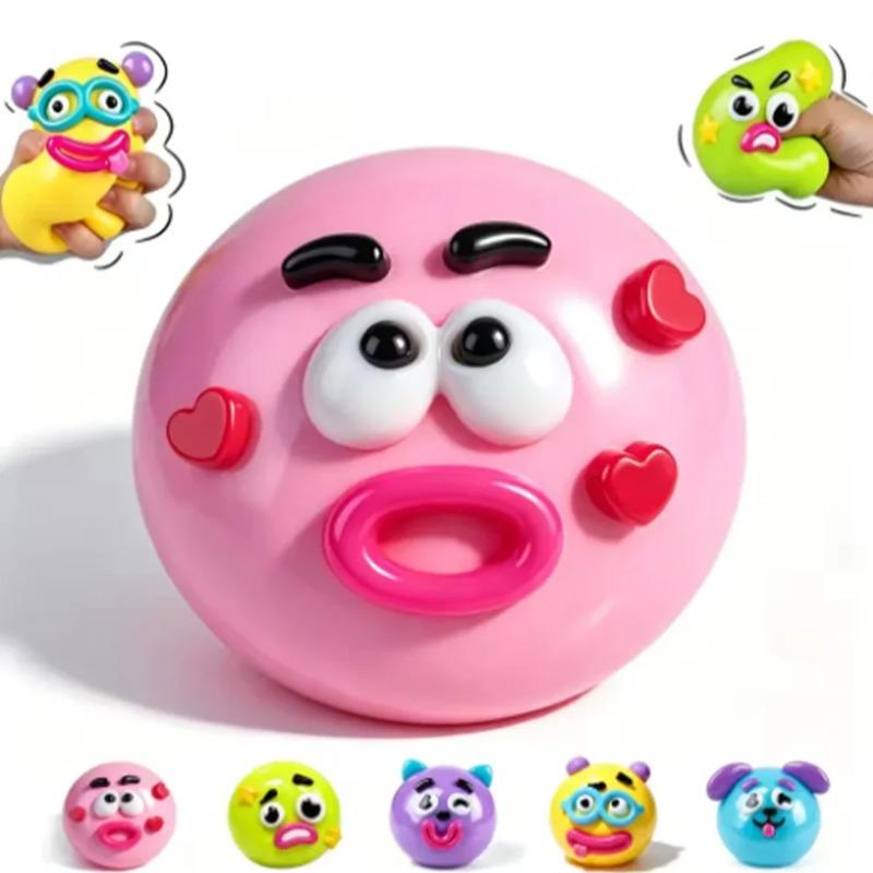 Nuevo -Smushers Squishy, Juguete Squishy Cara de Perro Intercambiable Curiosidades, Suave Moldeable Lindo Rebote Lento Juguete para Apretar Diversión para Adultos Regalos Juguete-