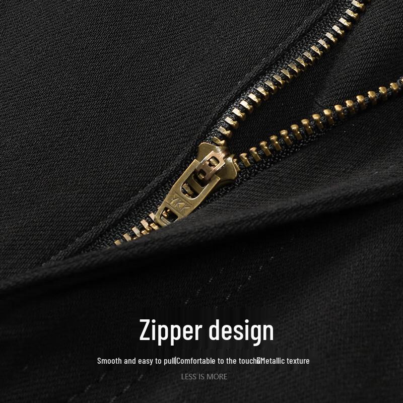 Lilang Men's Tech Black 2.0 Slim-Fit Casual Pants