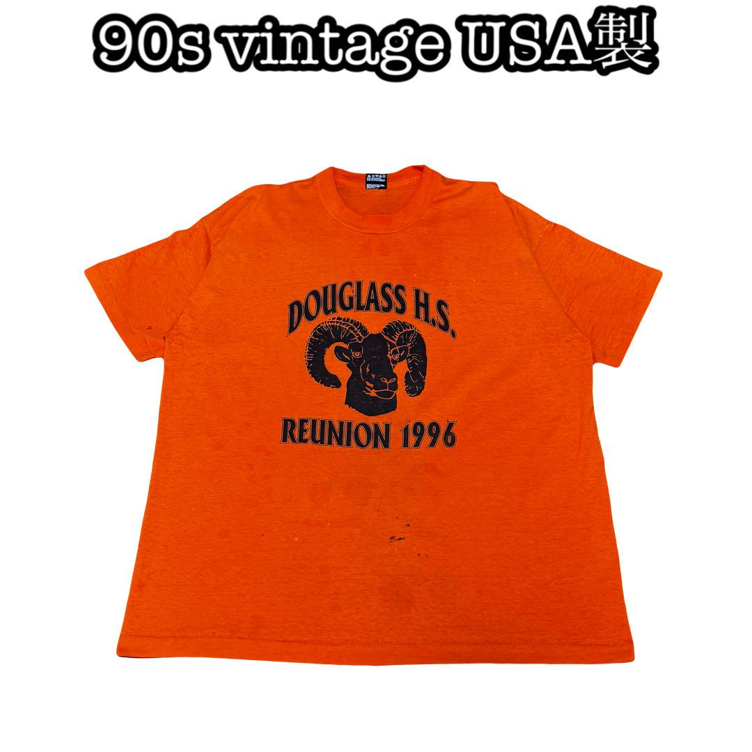 

[Б/У] Винтажная футболка 90-х годов, Сделано в США, Зарубежная компания, Старая лучшая, Редкая