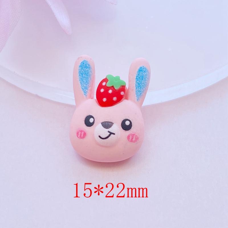 10Pcs/Lot New Mini Cute Small Animals Series Flatback Resin Kawaii Scrapbooking Embellishments Diy Accessories