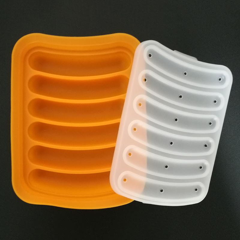 Sausage MakerSausage Silicone Mold DIY Hot Dog Handmade Ham Sausage 6 In 1 Making and Refrigerated Hot Dog (holiday Best Gift)