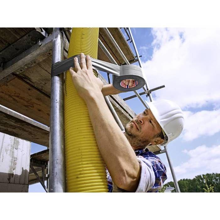 Tesa STRONG 04663-00007-02 Ruban adhésif toilé tesa® Professional argent (L x l) 50 m x 48 mm 1 pc(s)