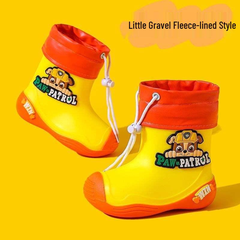 Paw Patrol Kids' Non-slip Fleece-Lined Waterproof Rain Boots for Toddlers & Infants