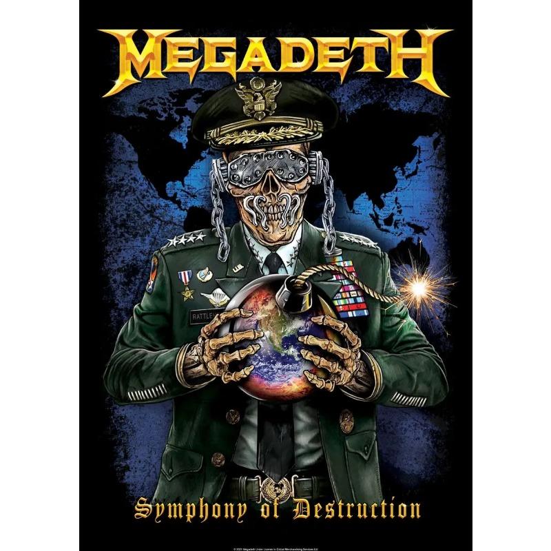 

Винтажный постер альбома хэви-метал-рок-группы Megadeths, картина на холсте и принты, хип-хоп-певец, настенное искусство для домашнего декора, подарок 21cm×30cm NoFrame