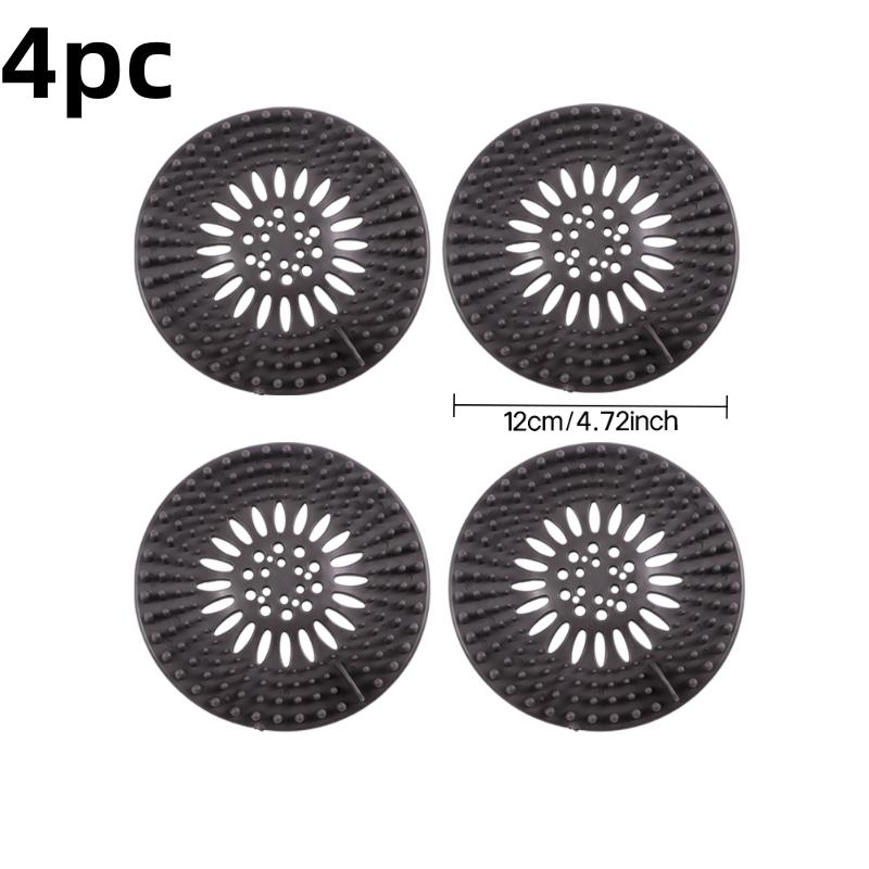 Hair Filter Sink Anti-Blocking Strainer Deodorant Silicone For Bathtub Shower Floor Kitchen Sink Strainer Hair Trap Tools