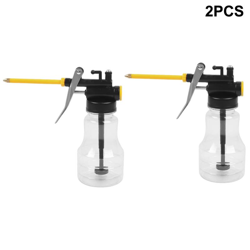 200/300/500Ml Long-Nozzle Oil Filler Oil Can Motorcycle Car Oil Pot Bottle High-Pressure Manual Oil Dispenser Home Injector Can