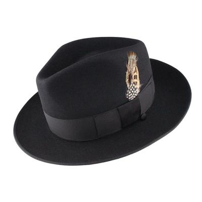 On The New Factory Direct Sale Solid Color Top Hat, Pure Wool Felt Hat, Retro Jazz Felt Hat