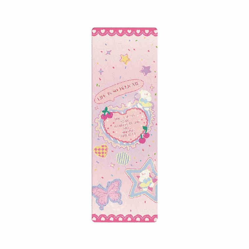 

VIKAMA Cute Girly Shag Rugs - Cartoon Patchwork Checkered Carpet for Live Room Decor,Ultra Soft Plush Area Rug for Girl Bedroom 40X120CM(1.3X3.9FT