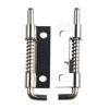 Silver Spring Loaded Latch Pin Door Cabinet Hinges