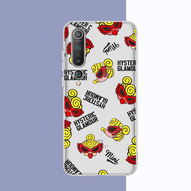 Yinuoda Moda Giapponese hysteric mini Custodia per Telefono per Samsung S20 S10 lite S21 plus per Redmi Note8 9pro per Huawei P20 Custodia Trasparente