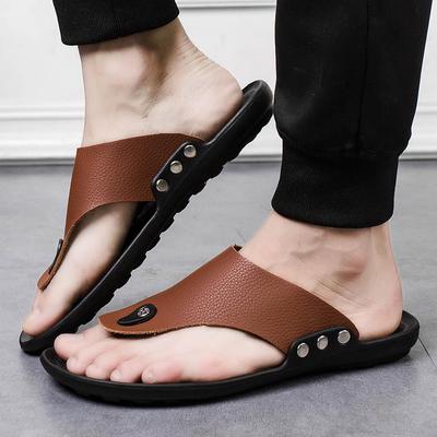 New Flip-flops Men's Flip-flops Men's Casual Beach Shoes Trendy Flip-flops