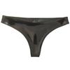 Sexy Donna Double Sided PVC Lucido Slip Biancheria Intima PU Finta Pelle Lattice Collant Slip Perizoma G-String Cameriere Perizoma Vita Bassa Abbigliamento da Palcoscenico