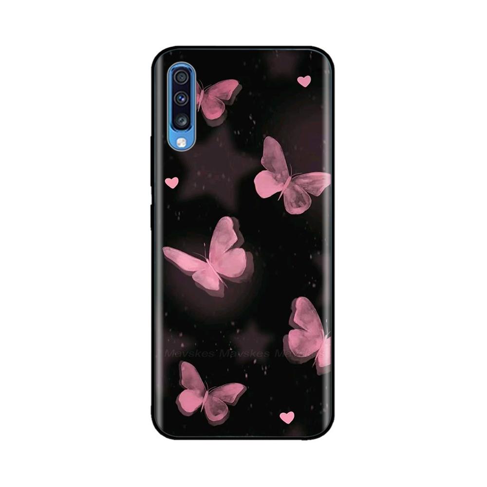 Cover For Samsung Galaxy A70 Soft Smooth Liquid Silicone Full Protection Anti Choc Bumper For Samsung A70 Case A 70 A705F Fundas