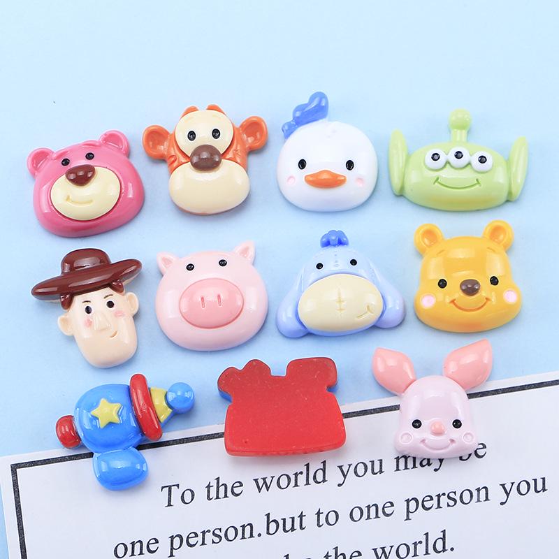 Glossy Cute Animal Cartoon DIY Resin Jewelry & Hair Clip Accessories