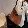 Tote Bag Large Capacity Handbag Korean Style Underarm Packs Casual Lichee Pattern Tote Bag  Women