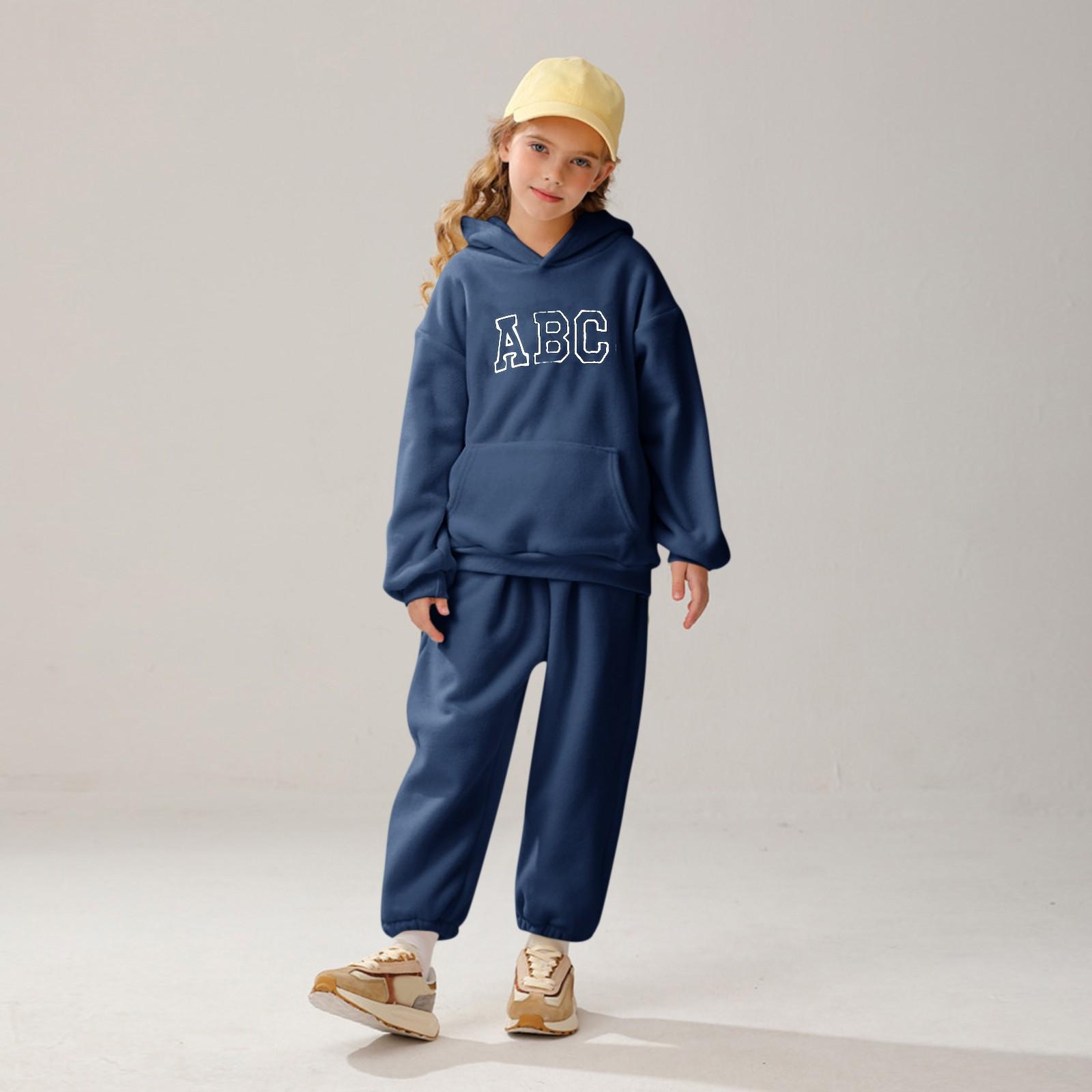 

Детский зимний спортивный комплект с капюшоном из бархата 140 синий