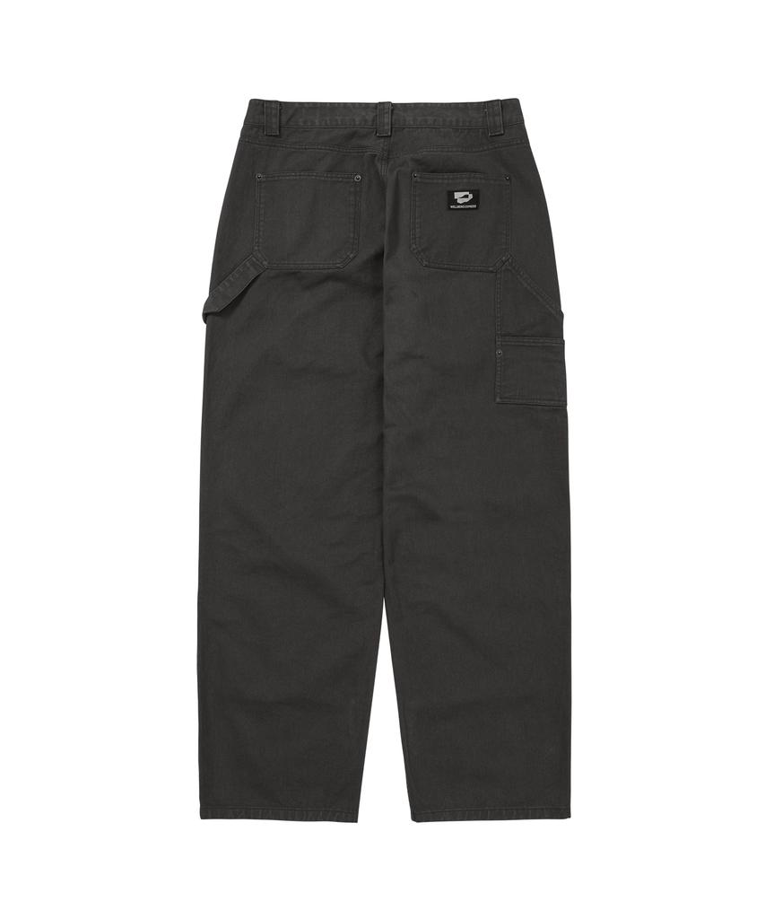 WELLBEING EXPRESS Washed Carpenter Pants Gray