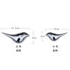 Living Room Wall Mounted Background Display Three-dimensional Bird Electroplating Simulation Animal Wall Mounted Decoration