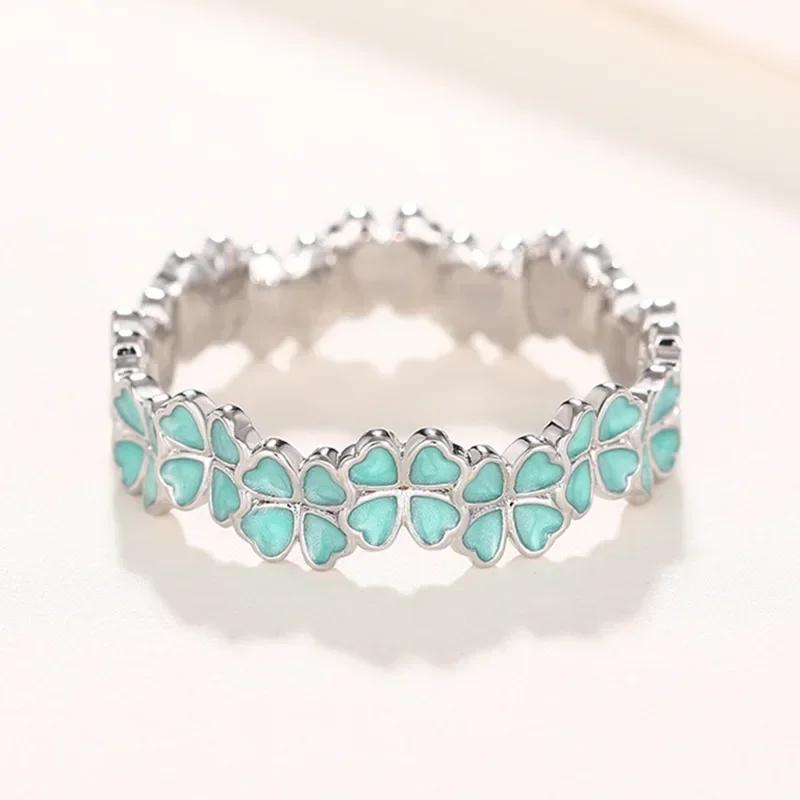 New European And American Cross Border Flower Ring For Women, Fresh Countryside Style Sweet Ring, Daily Wearing Jewelry