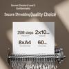 Deli GA666P Commercial Micro-Cut Paper Shredder CN plug (adapter included)