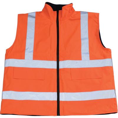 TRUSCO Kamizelka ostrzegawcza z polarem XL Pomarańczowa TFAB-OR-XL