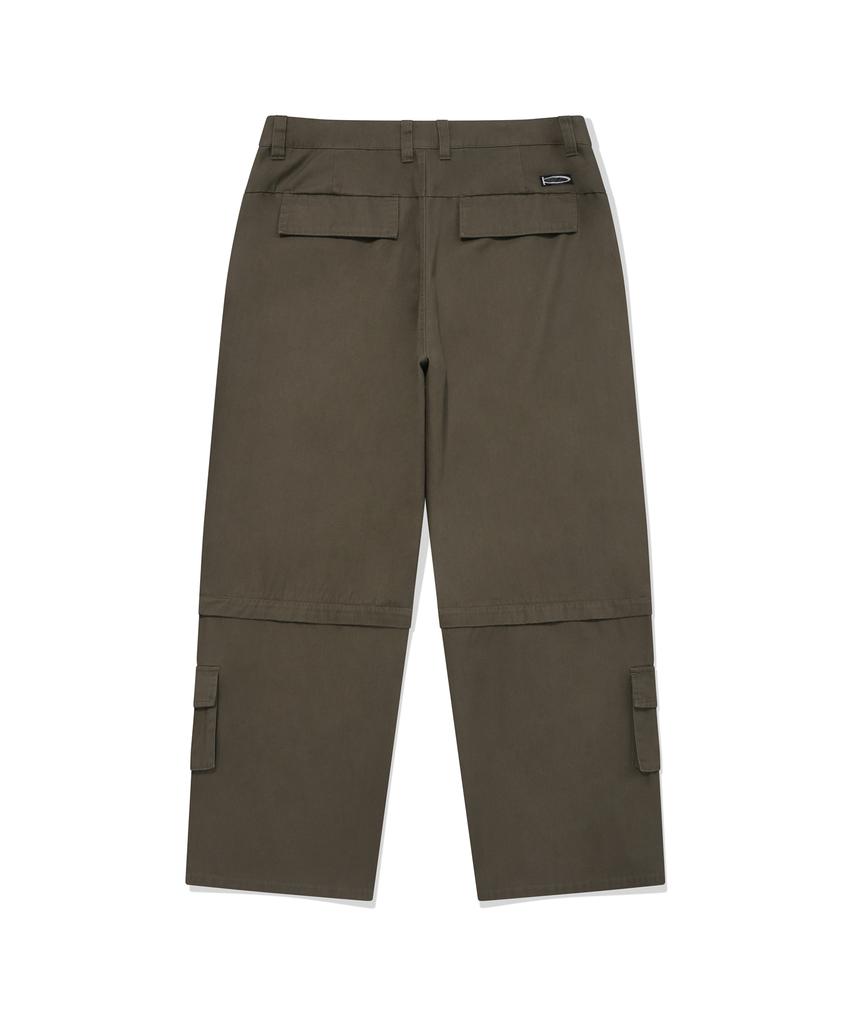 PHYSICAL DEPARTMENT Detachable Big Cargo Pants Khaki