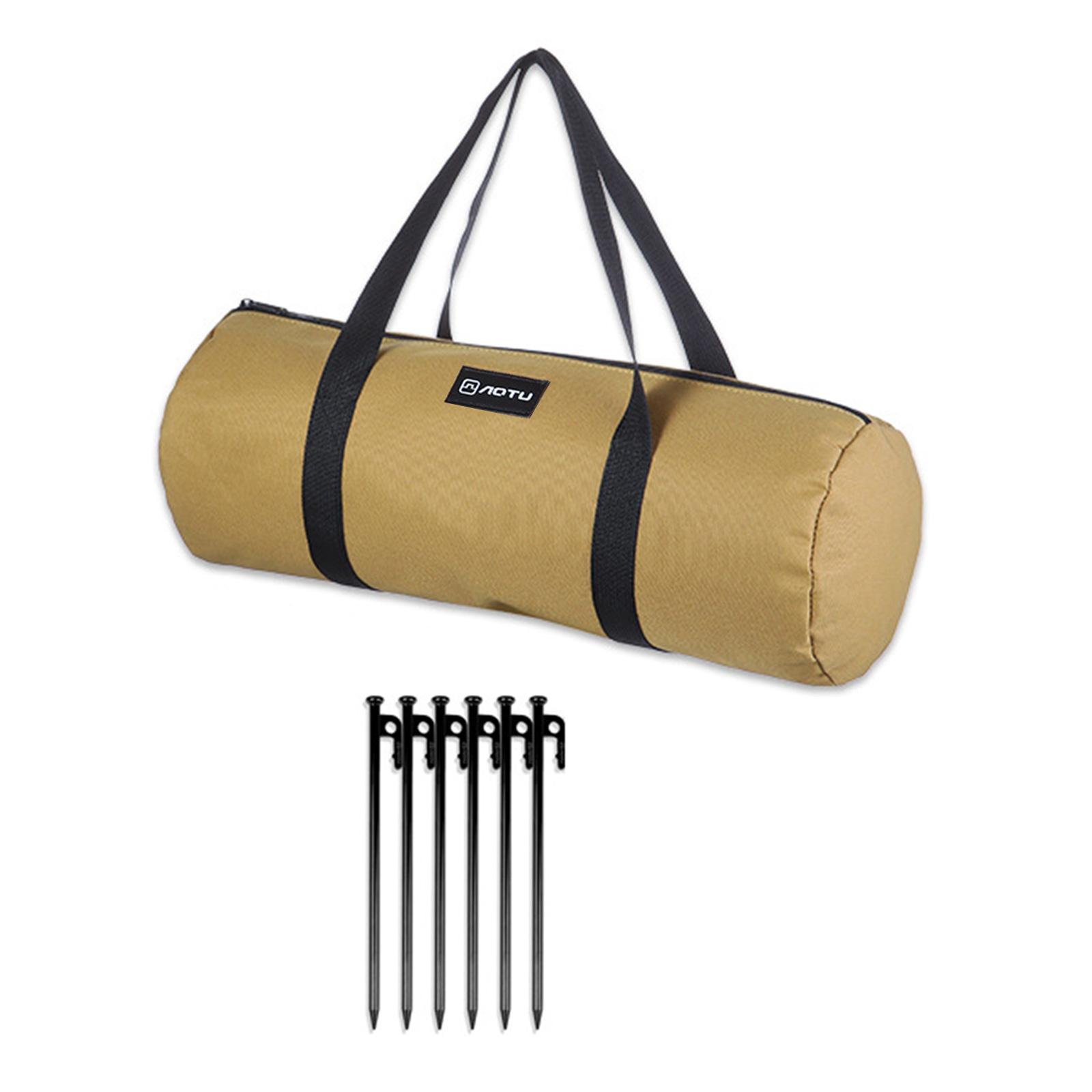 

Portable Camping Tent Pegs Bag Outdoor Tent Tool Storage Bag with Hammer/Ropes/Nails for Camping Hiking Mountaineerin