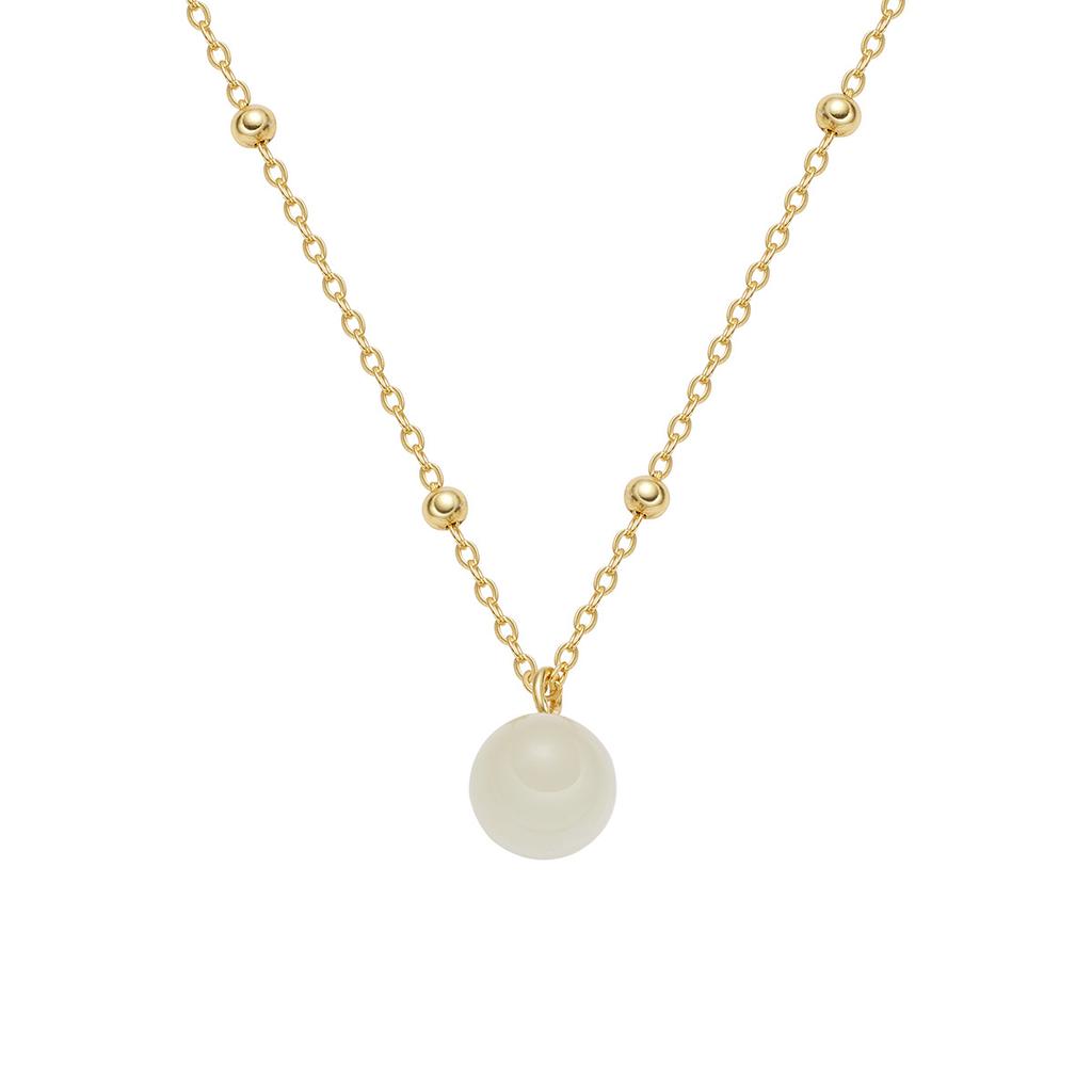 S925 Silver Niche Natural Hetian Jade Necklace Women's Small Jade Collarbone Chain Exquisite Jewelry Fashion