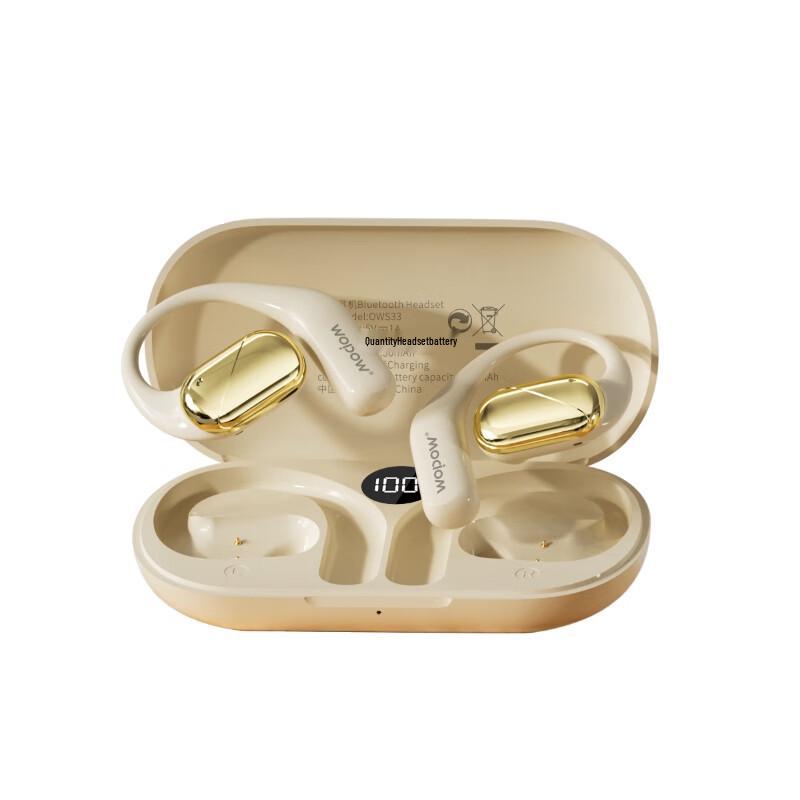 WoPin OWS33 Open-Ear Bluetooth Headset & Car Holder Combo