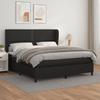 3128979 vidaXL Divan Bed with Mattress Black 160x200 Cm